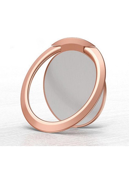 Gül Altın Tarzı Ultra Ince Lüks Telefon Hole Derecesi Dönebilen Mıknatıs Metal Parmak Yüzük Manyetik Akıllı Telefon Standı Için Akıllı Telefon Soketi (Yurt Dışından)