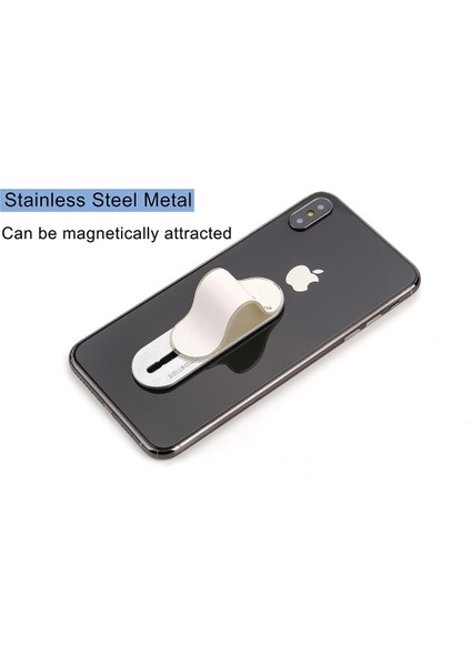 Beyaz Deri Metal Tarzı Parmak Yüzük Tutacağı Telefon Yüzüğü Deri Cep Telefonu Için Kablosuz Şarj Aleti Kavrama Standı Evrensel Manyetik Çekilebilir Geri Etiket (Yurt Dışından)