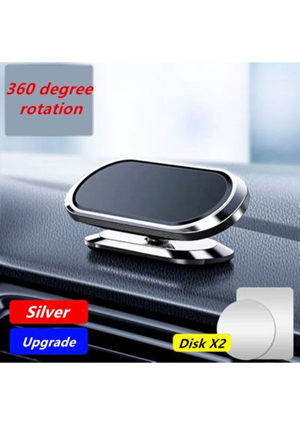 Yeşil Stil Metal Manyetik Telefon Tutucu Araç Telefonu Tutacağı Stand Çinko Alaşımlı Mıknatıs Araba Desteği Tüm Cep Telefonları Için Uygundur (Yurt Dışından)