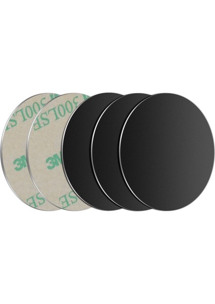 5 Adet 30MM-GÜL Tarzı 5 Adet Metal Plaka Disk Yuvarlak Mıknatıs Araç Telefon Tutacağı Demir Sac Etiket Manyetik Cep Telefonu Tutucu Araba Standı Montajı (Yurt Dışından)