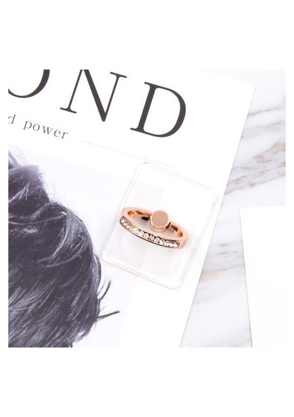 H Tarzı Şeffaf Cep Telefonu Tutucu Yüzük Evrensel Kedi Ayı Yıldız Desteği Parmak Yüzük Tutucu iPhone Için Celular Standı (Yurt Dışından)