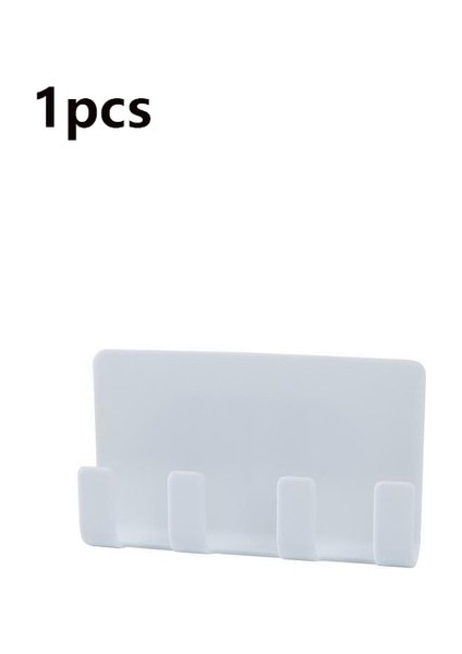 Beyaz 02 Tarzı Yeni Cep Telefonu Tutucu Duvara Monte Organizatör Saklama Kutusu Duvar Şarj Cihazı Kancası Kablo Şarj Ünitesi Çok Işlevli Tutucu Stand (Yurt Dışından)