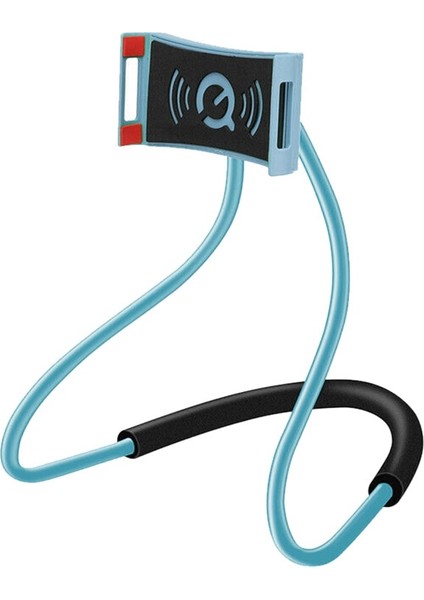 No.6 Tarzı Cep Telefonu Tutacağı Asılı Boyun Tembel Cep Telefonu Montaj Aksesuarları Ayarlanabilir 360 Derece Telefon Tutacağı iPhone Için Stand (Yurt Dışından)