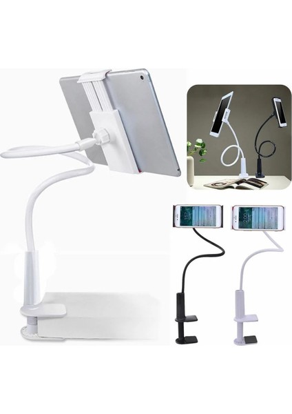 No.6 Tarzı Cep Telefonu Tutacağı Asılı Boyun Tembel Cep Telefonu Montaj Aksesuarları Ayarlanabilir 360 Derece Telefon Tutacağı iPhone Için Stand (Yurt Dışından) modelleri