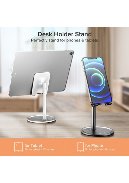Siyah Stand Stili Mobil Akıllı Telefon Desteği Için Masaüstü Telefon Tutucu Standı Tablet Masa Standı Cep Telefonu Evrensel Montaj iPhone 12 Pro Max Mini Için (Yurt Dışından) fiyatları