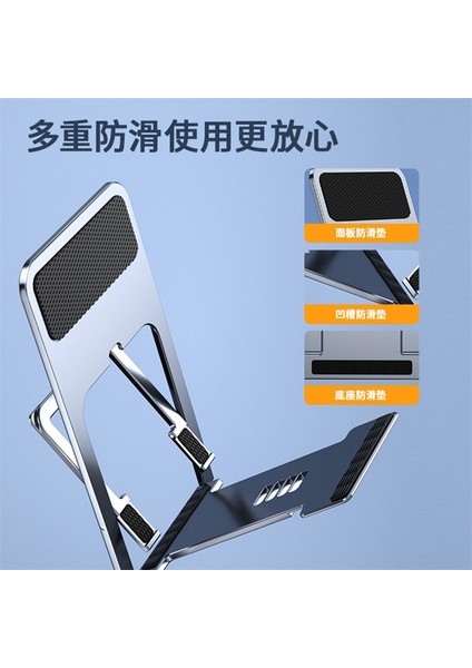 Siyah Stil Eqz Evrensel Masaüstü Cep Telefonu Tutucu IPhone IPad Ayarlanabilir Tablet Için Standı Katlanabilir Masa Cep Telefonu Masa Standı Tutucu (Yurt Dışından) fırsatları