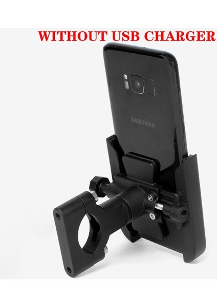 Lacivert Tarzı Vmonv Yükseltme Evrensel Metal Şarj Edilebilir Motosiklet Dikiz Aynası Cep Telefonu Tutucu Stand Desteği Kolu Bisiklet Moto Dağı Tutucu (Yurt Dışından)