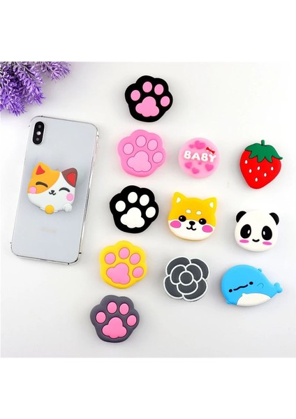 No.4 Tarzı Yeni Karikatür Sevimli Kedi Standı Telefon Tutucu Cep Telefonu Standı Soket Cep Telefonu Aksesuarları Genişleyen Stand Telefon Girp (Yurt Dışından) fiyatları