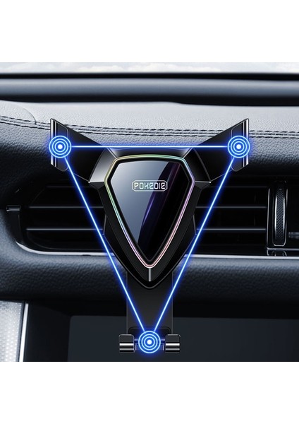 Siyah Stil Evrensel Kaymaz Araç Telefonu Tutucu Hava Soketi Montaj Klipsi Kelepçe Ayarlanabilir Cep Telefonu Standı Braketi Gps Araba Styling Araçları (Yurt Dışından) fiyatları