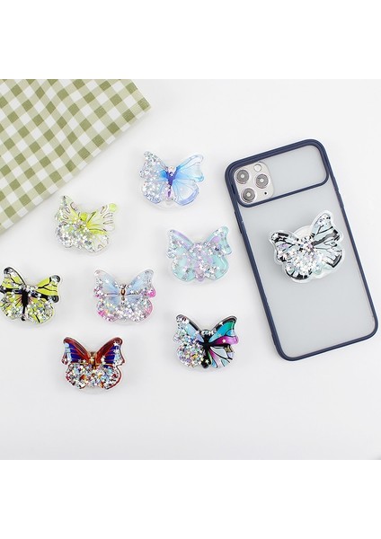 STIL10 Stil Parmak Kavrama Cep Telefonu Tutucu Genişleyen Stand Kavrama Cep Soket Desteği Düşme Önleyici Katlanabilir Akıllı Telefon Için Evrensel (Yurt Dışından) fırsatları