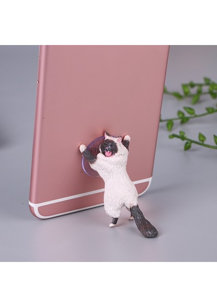 Siyah Beyaz Tarzı Masa Standı Telefon Tutucu Evrensel Sevimli Kedi Cep Telefonu Tutucu Tripod Standı Tabletler Akıllı Telefon Tutucu Cep Telefonu Aksesuarları (Yurt Dışından)