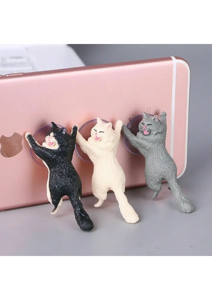 Siyah Beyaz Tarzı Masa Standı Telefon Tutucu Evrensel Sevimli Kedi Cep Telefonu Tutucu Tripod Standı Tabletler Akıllı Telefon Tutucu Cep Telefonu Aksesuarları (Yurt Dışından) fiyatları