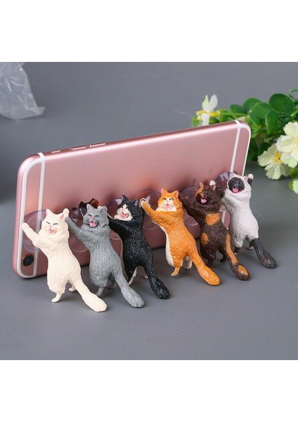 Siyah Beyaz Tarzı Masa Standı Telefon Tutucu Evrensel Sevimli Kedi Cep Telefonu Tutucu Tripod Standı Tabletler Akıllı Telefon Tutucu Cep Telefonu Aksesuarları (Yurt Dışından) fırsatları