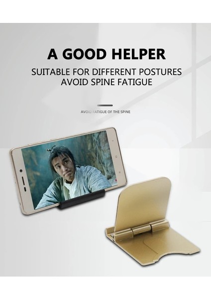 Siyah-Zhong-Jin Tarzı Masa Braketi Telefon Tutucu Standı Ayarlanabilir Tablet Tutacağı Masa Cep Telefonu Standı Evrensel 7. Cep Telefonları Tabletler Için (Yurt Dışından)