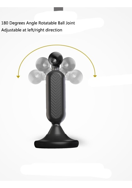 Siyah Stil Yaratıcı Tasarım Yüksek Li Ürün Evrensel Dönebilen Manyetizma Evrensel Telefon Için Araç Telefonu Tutacağı (Yurt Dışından) indirimleri