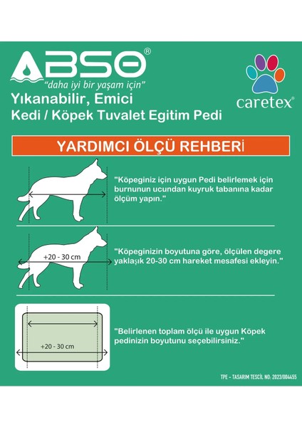 4 Katlı Yıkanabilir Emici Köpek Pedi Kemik Baskılı 100 x 100 cm