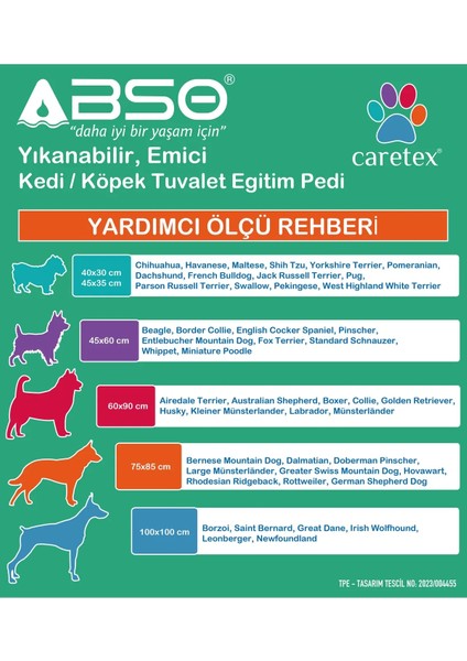 4 Katlı Yıkanabilir Emici Köpek Pedi Kemik Baskılı 100 x 100 cm