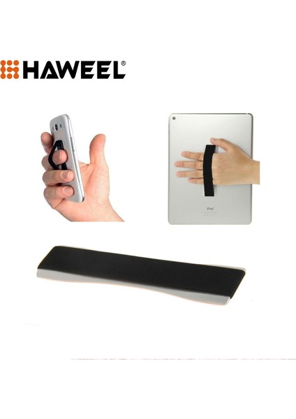 Turuncu Tarzı Haweel Evrensel Elastik Bant Parmak Tutacağı iPad Air & Air 2, Mini, Galaxy Tab ve Diğer Tablet Pc Elastik Kemer Için Telefon Tutacağı (Yurt Dışından) fiyatları
