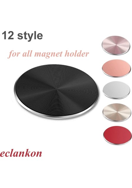 Gül Mat Stili Yuvarlak Evrensel Manyetik Telefon Araç Tutucu Metal Plaka Sticker, Güçlü Mıknatıs Standı Filmi Için Ultra Ince Demir Sac Alçı (Yurt Dışından) fiyatları