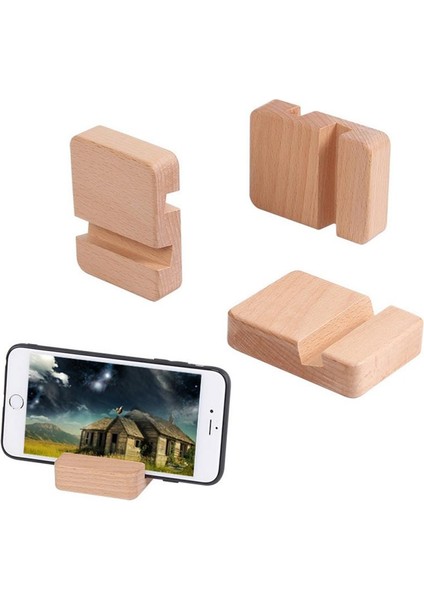 Çift ​​slot Stili Evrensel Cep Telefonu Çift Yuvalı Ahşap Braket Telefon Masaüstü Için Ipad Için Cep Telefonu Tutucu Standı Aksesuarları (Yurt Dışından) modelleri