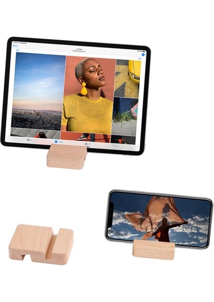 Çift ​​slot Stili Evrensel Cep Telefonu Çift Yuvalı Ahşap Braket Telefon Masaüstü Için Ipad Için Cep Telefonu Tutucu Standı Aksesuarları (Yurt Dışından) indirimleri