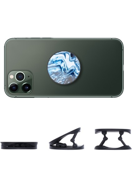 No.8 Stili Yeni Renkli Gökyüzü Parmak Yüzük Telefon Standı Kavrama Parmak Yüzük Desteği Düşme Önleyici Yuvarlak Katlanabilir Evrensel Cep Telefonu Tutucu (Yurt Dışından) fırsatları