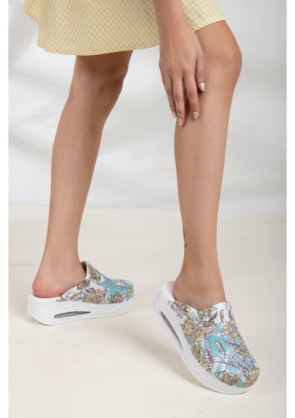 Air Taban Doktor Hemşire Hastane Aşçı Terliği Desenli 448