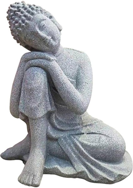 Reçine Meditasyon Buda Tealight I Için Tahsil Küçük 1 7.5X6X10.2 cm #2 (Yurt Dışından)