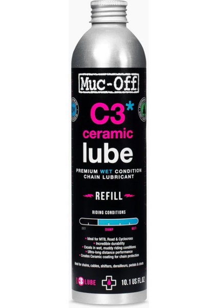 C3 Wet Ceramic Zincir Yağı 300 ml