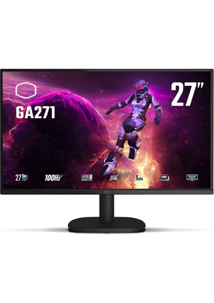 Cooler Master 27" GA271 100Hz 1ms Hdmı,displayport 2k Oyuncu Monitör