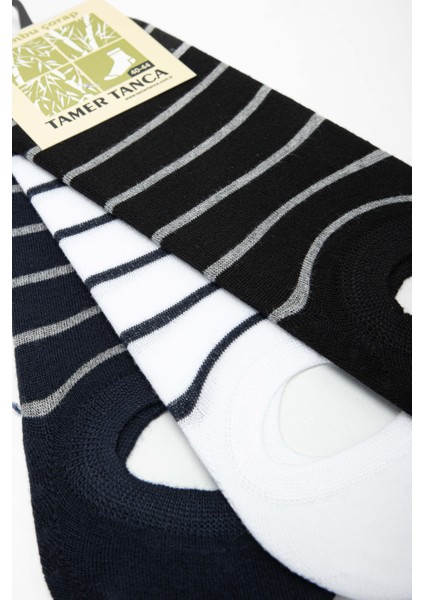 Erkek Bambu Siyah-lacibeyaz Çorap 855 Sneaker Erk Crp 3lu Set Syh-lacı-byz Cmbr Lcst