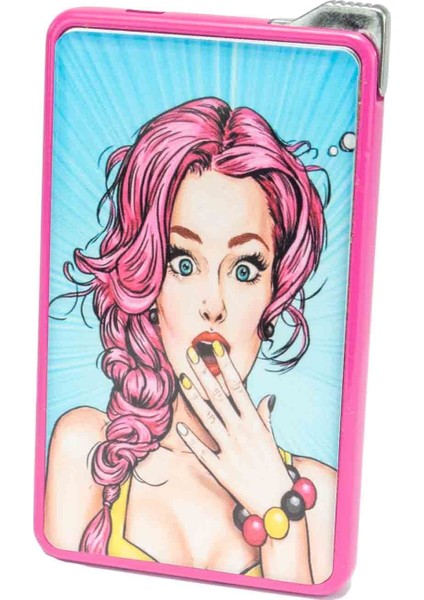 Pop Art Kaliteli Metal Çakmak