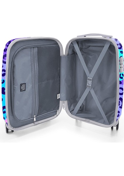 Leopar Desenli Kabin Boy Valiz (50CM) 16542 fiyatları