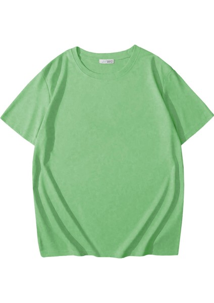 Unisex Çocuk Basic T-Shirt Su Yeşili