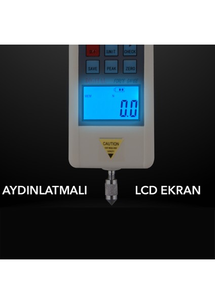 Hf 500 Elektronik Dijital Dinamometre (500 Newton'a (50 Kg) Kadar Ölçüm Yapabilen)