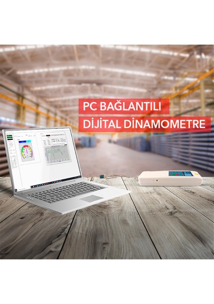 Hf 500 Elektronik Dijital Dinamometre (500 Newton'a (50 Kg) Kadar Ölçüm Yapabilen)