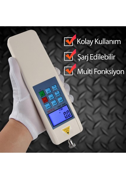 Hf 500 Elektronik Dijital Dinamometre (500 Newton'a (50 Kg) Kadar Ölçüm Yapabilen)