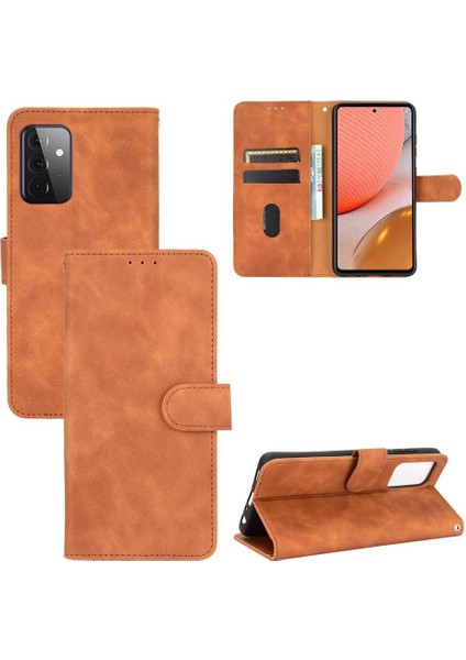 Kart Tutucu Kickstand Kart Ekleme ile Samsung Galaxy A72 5g Için Kılıf (Yurt Dışından)