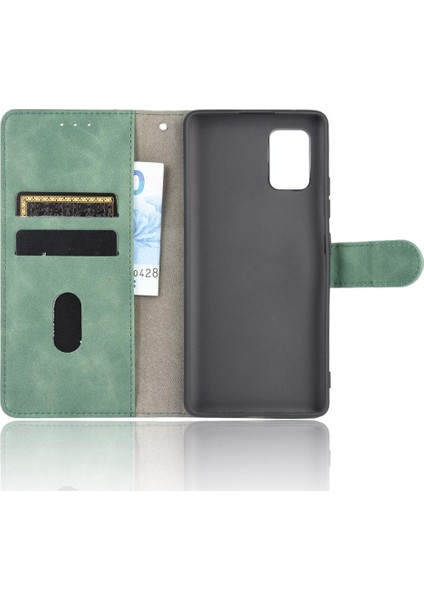 Kart Tutucu Kickstand Tam Koruma ile Samsung Galaxy A71 5g Için Kılıf (Yurt Dışından)