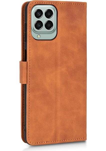 Samsung Galaxy M33 5g Kart Ekleme Deri Folio Flip Case (Yurt Dışından)