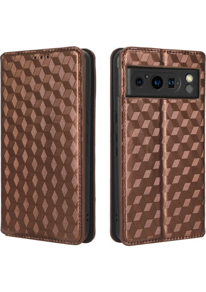 Google Pixel 8 Pro Cüzdan Hakiki Deri Darbeye Dayanıklı Tpu Kılıf Standı Dayanıklı Flip Kitap Katlanır (Yurt Dışından)