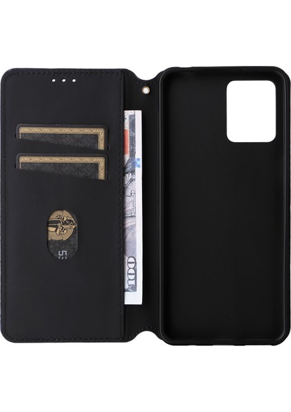 Motorola Moto G14 4g Cüzdan Hakiki Deri Darbeye Dayanıklı Tpu Kılıf Standı Dayanıklı Flip Kitap Katlanır (Yurt Dışından)