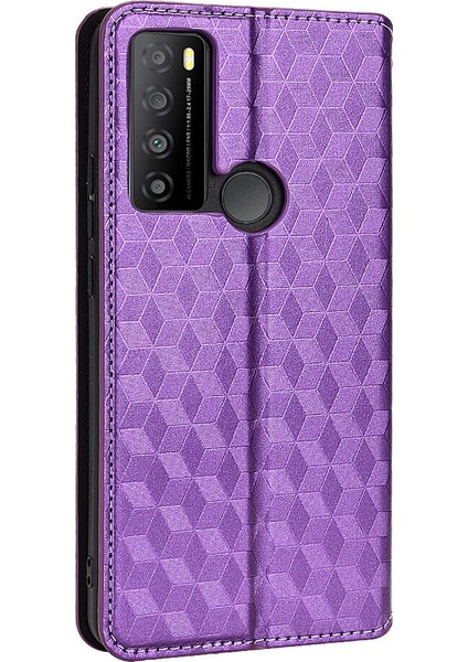 Tcl 30 Xl Cüzdan Hakiki Deri Darbeye Dayanıklı Tpu Kılıf Standı Dayanıklı Flip Kitap Katlanır (Yurt Dışından)
