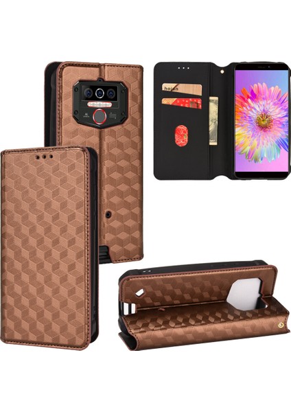 Oukitel Wp5/wp5 Pro Cüzdan Hakiki Deri Darbeye Dayanıklı Tpu Kılıf Standı Dayanıklı Flip Kitap Katlanır (Yurt Dışından) fiyatları