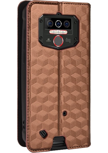 Oukitel Wp5/wp5 Pro Cüzdan Hakiki Deri Darbeye Dayanıklı Tpu Kılıf Standı Dayanıklı Flip Kitap Katlanır (Yurt Dışından) fırsatları