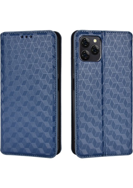 Blackview A95 Cüzdan Hakiki Deri Darbeye Dayanıklı Tpu Kılıf Standı Dayanıklı Flip Kitap Katlanır (Yurt Dışından)