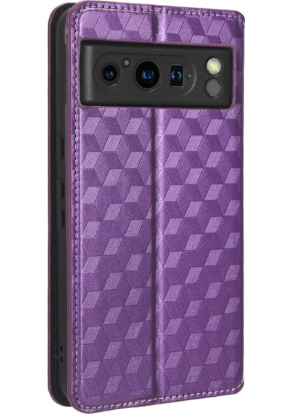 Google Pixel 8 Pro Cüzdan Hakiki Deri Darbeye Dayanıklı Tpu Kılıf Standı Dayanıklı Flip Kitap Katlanır (Yurt Dışından)