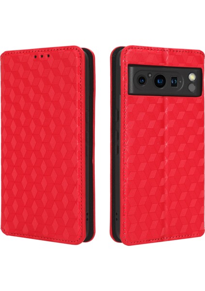 Google Pixel 8 Pro Cüzdan Hakiki Deri Darbeye Dayanıklı Tpu Kılıf Standı Dayanıklı Flip Kitap Katlanır (Yurt Dışından)