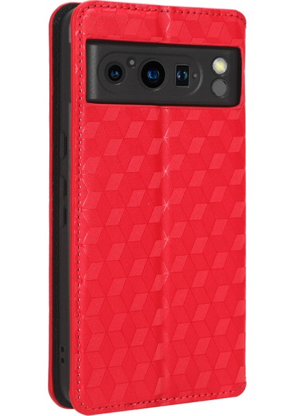 Google Pixel 8 Pro Cüzdan Hakiki Deri Darbeye Dayanıklı Tpu Kılıf Standı Dayanıklı Flip Kitap Katlanır (Yurt Dışından)