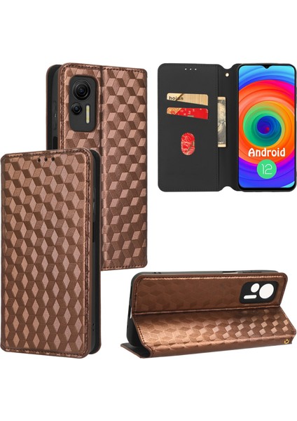 Ulefone Note 14 Cüzdan Hakiki Deri Darbeye Dayanıklı Tpu Kılıf Standı Dayanıklı Flip Kitap Katlanır (Yurt Dışından)